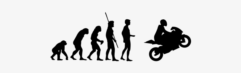 Die Evolution Des Motorrades In Bilder Bis Zum Schluß - Evolution Of A Motorbike, transparent png download