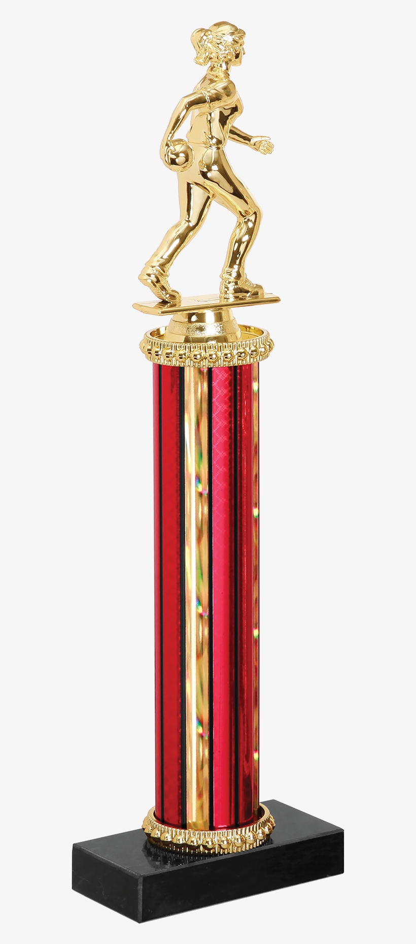 Large Bowling Trophy - Bowling, transparent png download