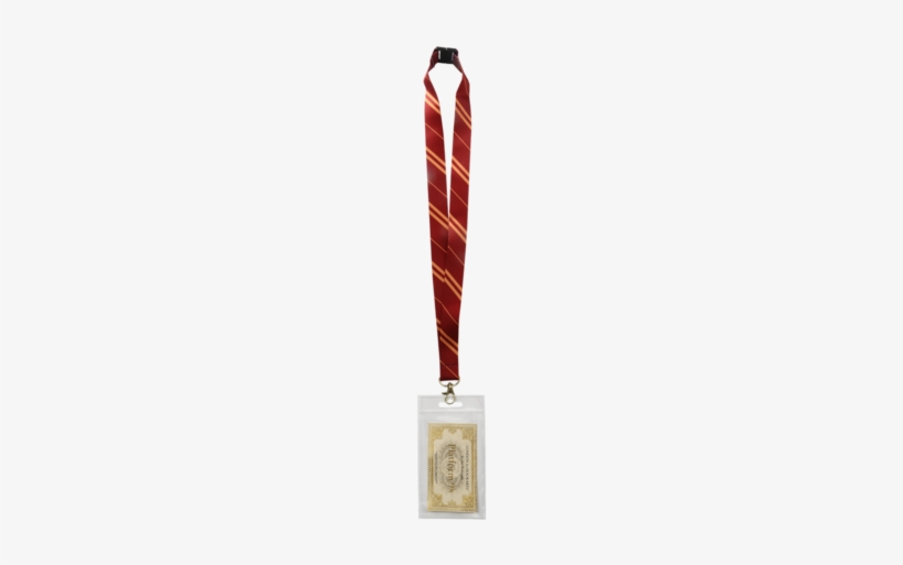 Gryffindor House Tie Lanyard & Ticket - Gryffindor, transparent png download
