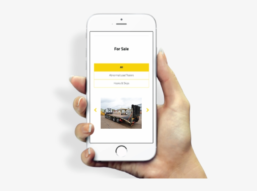 King Trailers Parts & Service - Hand Iphone Mock Up Free, transparent png download