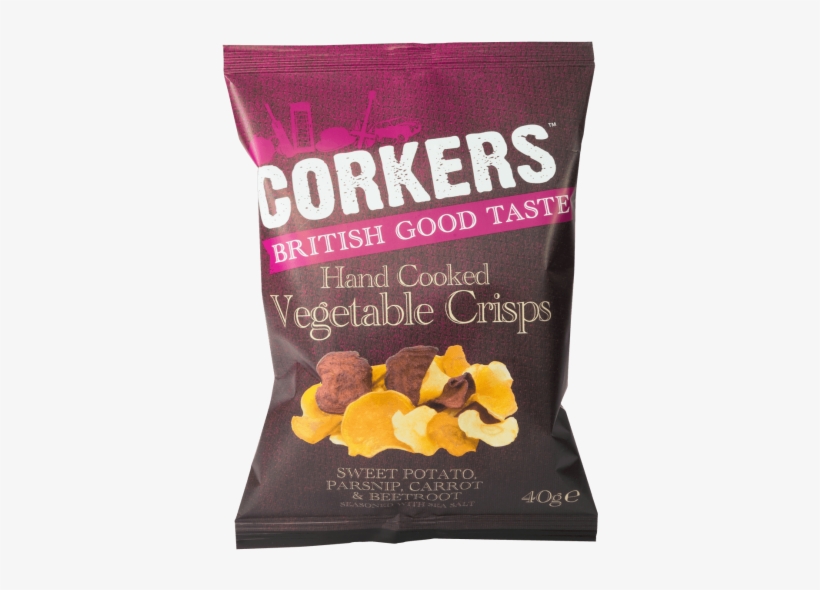 Sweet Potato, Parsnip, Carrot & Beetroot - Journey's End Corkers Sweet Potato With Chilli Crisps, transparent png download
