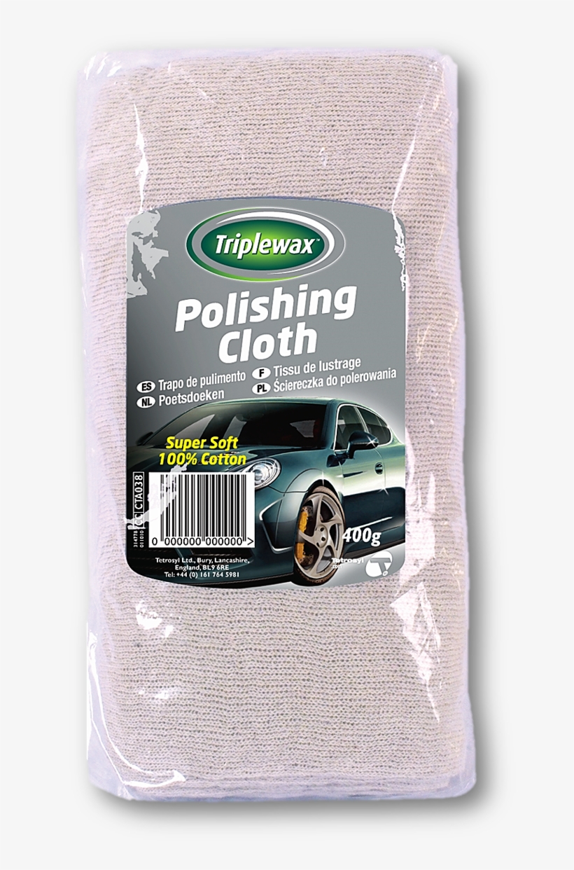 Triplewax Polishing Cloth - Super Soft Polishing Cloth 100g, transparent png download