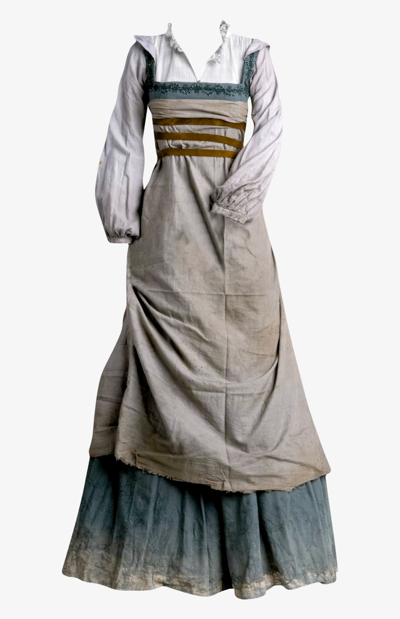 I Chose This Image Simply Because Of The Underlying - Beige Dress Simple Medieval, transparent png download