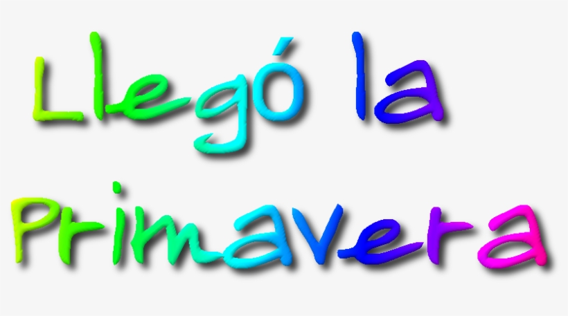 Textos 2cpalabras 2cfeliz New Text Effects For Photoscape - Llego La Primavera Png, transparent png download