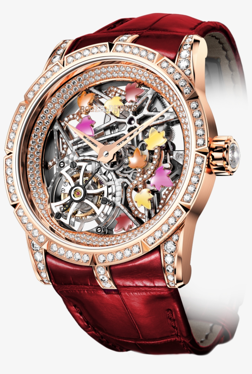 Decorative Jewelry Elements Are Entwined With The Skeleton - Roger Dubuis Excalibur Brocéliande, transparent png download