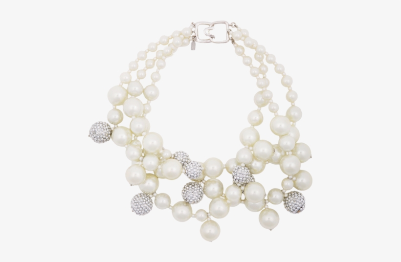 Pearl Bauble Necklace - Bauble Necklace, transparent png download