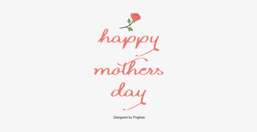 Happy Mother's Day Red Font Background, Happy Mother&amp - Joyeuses Fête Des Mamans, transparent png download