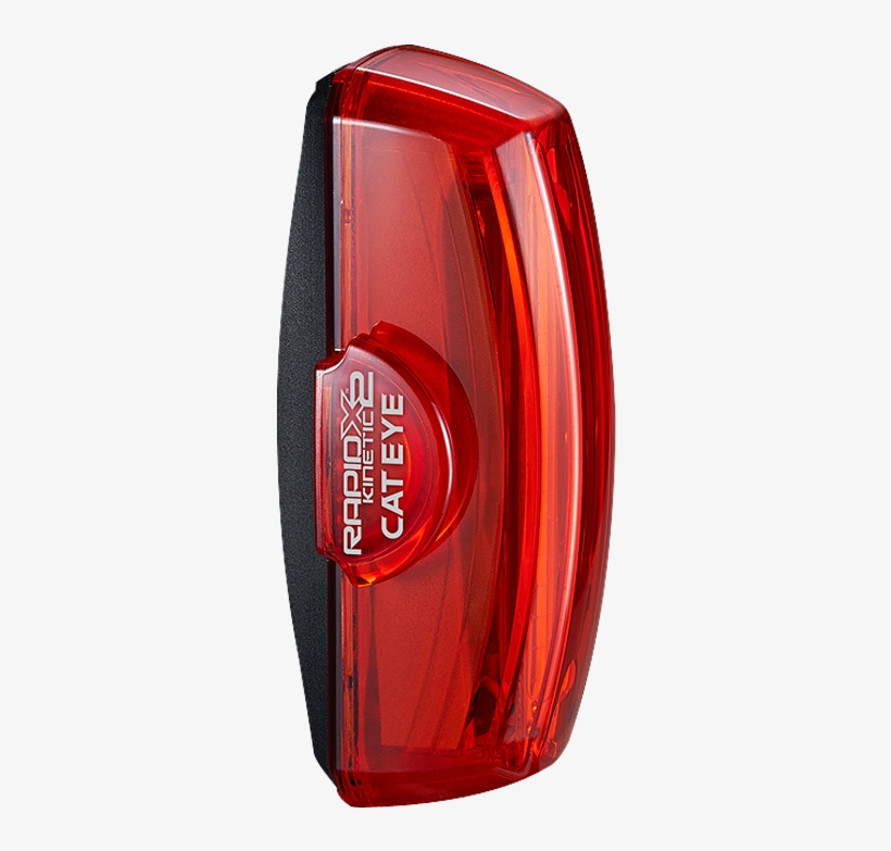 Rechargeable - Cateye Kinetic X2 Rear Light - 50 Lumen | Black, transparent png download