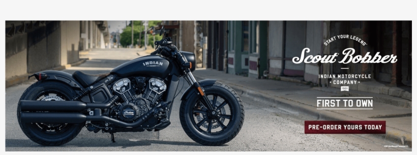 2018 Indian Scout Bobber Bronze Smoke, transparent png download