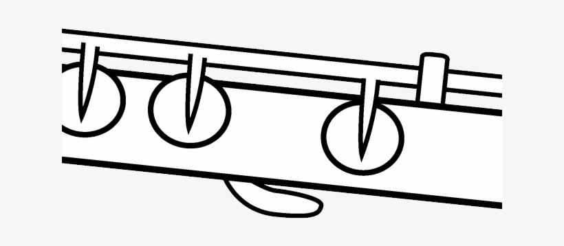 Flute Clipart Animated - Flute Clipart Coloring, transparent png download