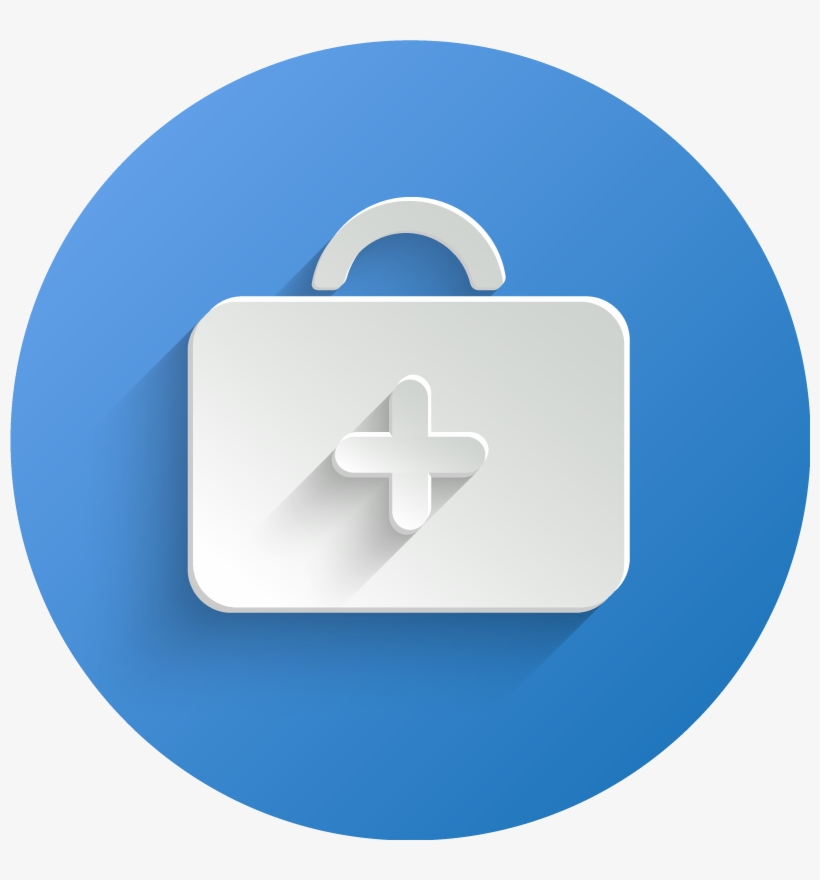 Doctor Bag Icon - Botão Do Youtube Azul, transparent png download