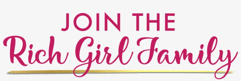 Join Rich Girl - Calligraphy, transparent png download