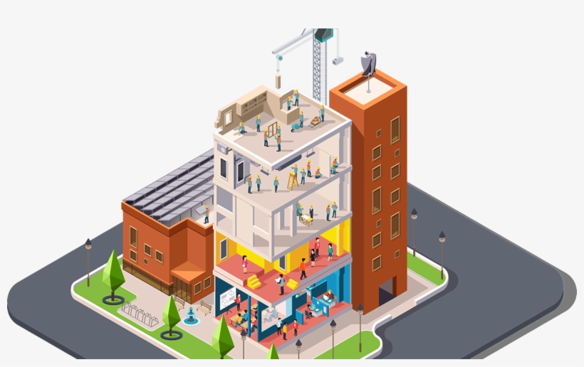 Buildings - Digital Twin Bim, transparent png download