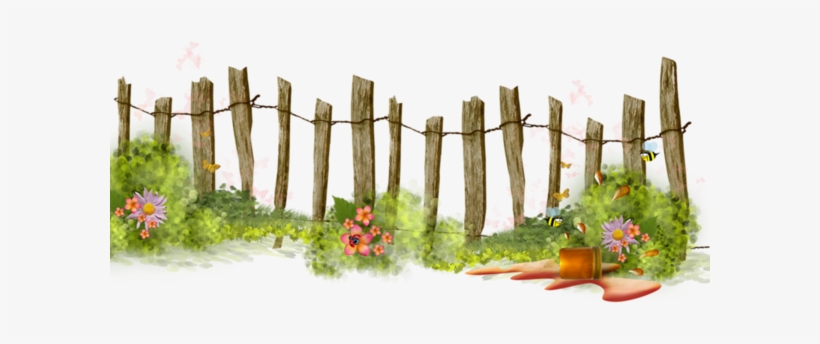 Barrieres,clotures Plus - Garden Clip Art Png, transparent png download