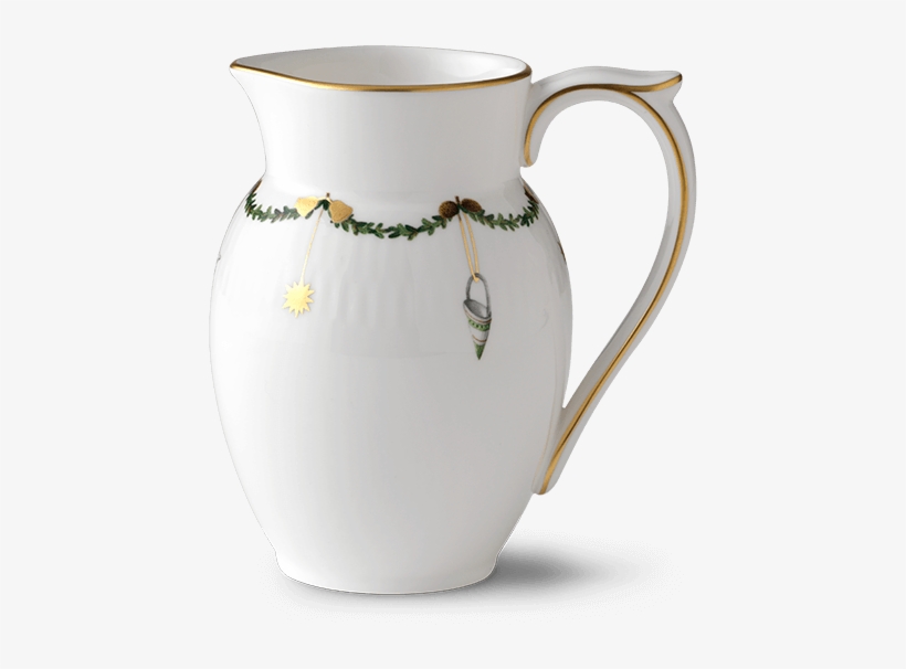 Jug - Royal Copenhagen Star Fluted Christmas Creamer, transparent png download