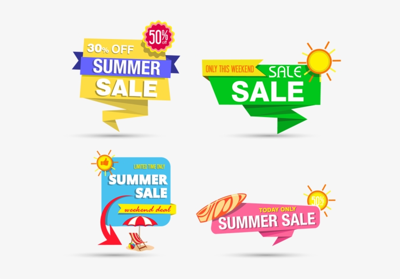 Summer Element Banner Png And Summer Design Sale Graphics - Summer Sale Png Free, transparent png download