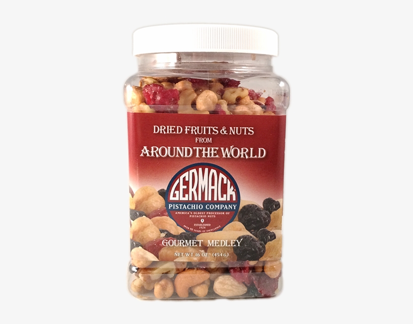 Picture Dried Fruits & Nuts From Around The World - Germack Deluxe Mixed Nuts Jar, transparent png download