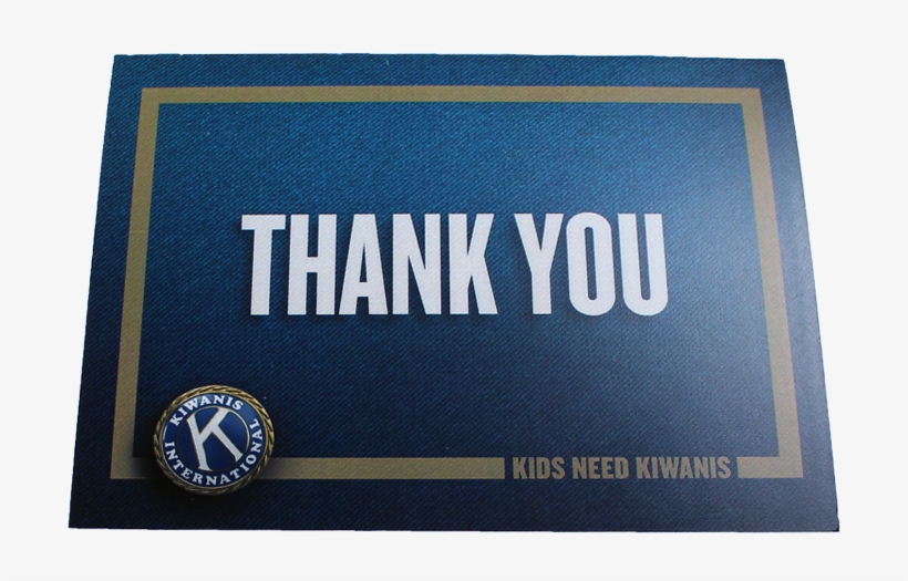25 Kiwanis-branded Thank You Notes - Font, transparent png download