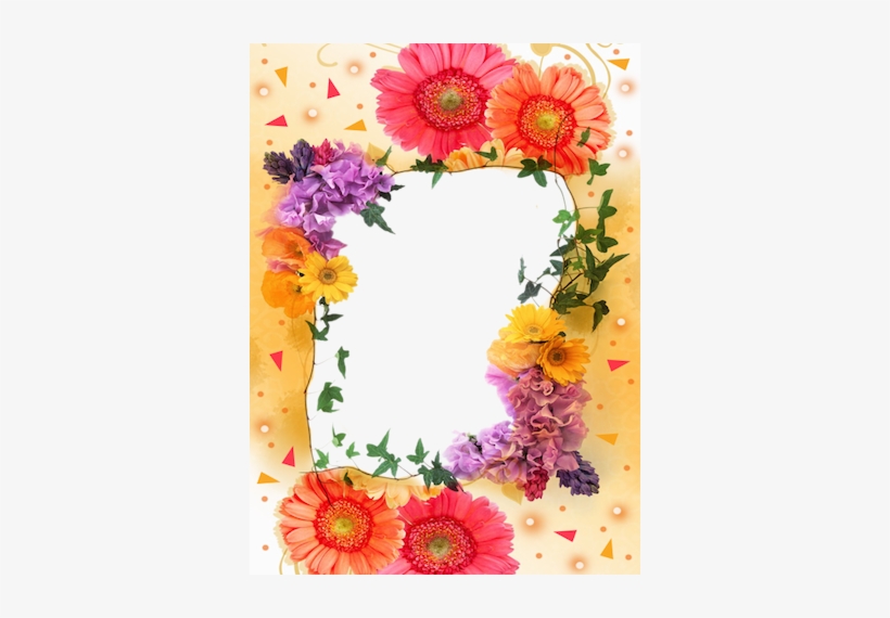 Flower Photo Frames Programview1 41831 - Best Flower Photo Frame, transparent png download