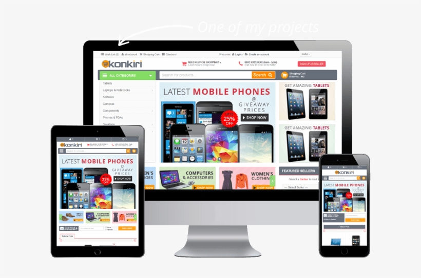 Ecommerce Website Design Service Nigeria - Web Design, transparent png download
