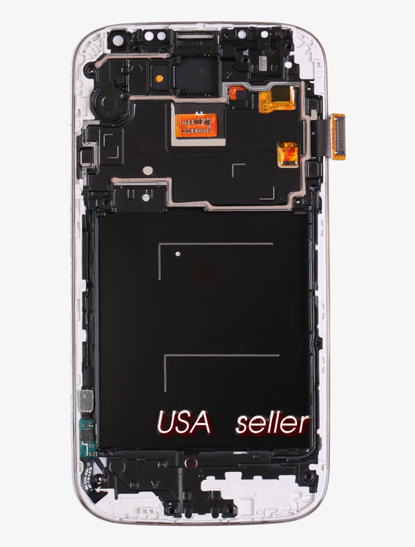 White Lcd Digitizer Touch Screen For Samsung S4 Att - Samsung Gt I9500 Display, transparent png download