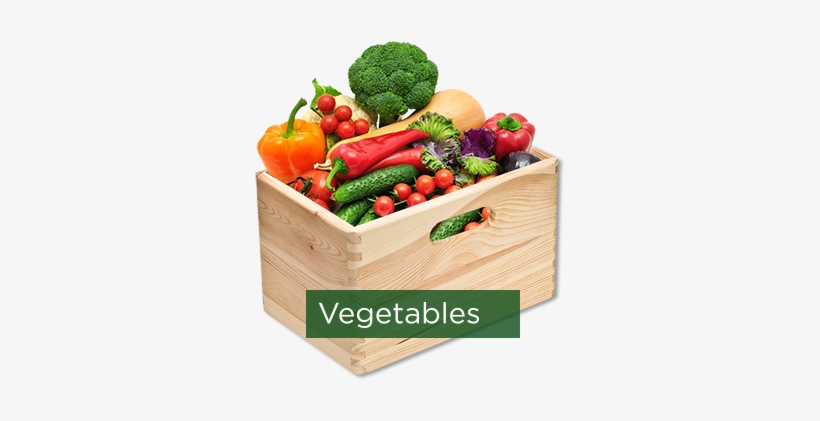 Veg Crate Text - Fruit And Vegetable Crate, transparent png download