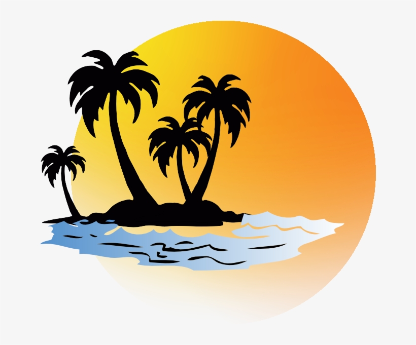 Dates & Ages - Palm Tree Silhouette, transparent png download