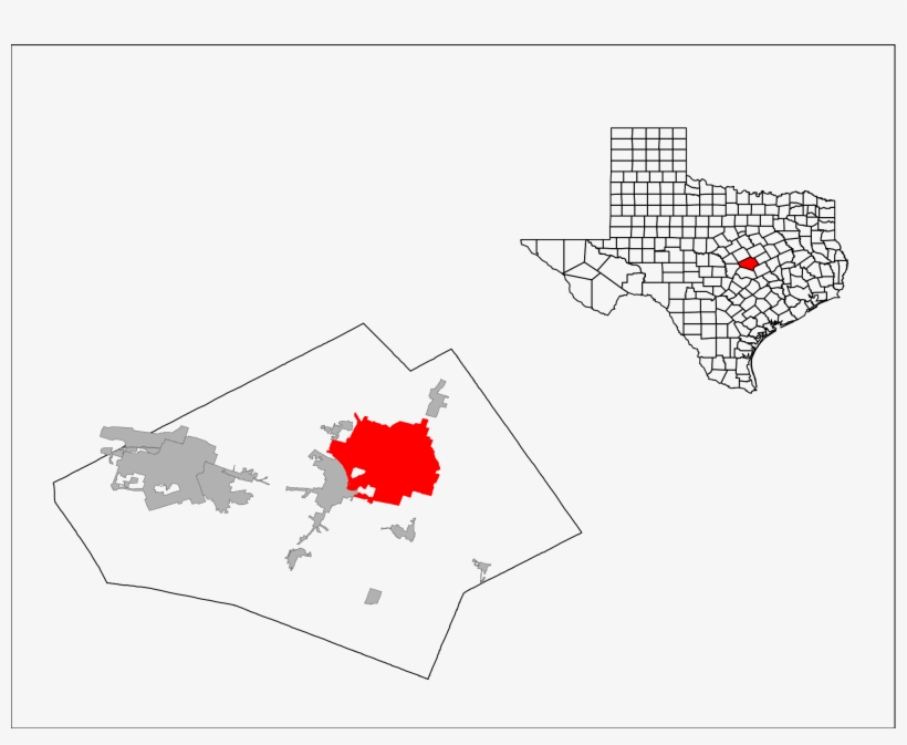 Open - Map Of Texas Counties, transparent png download
