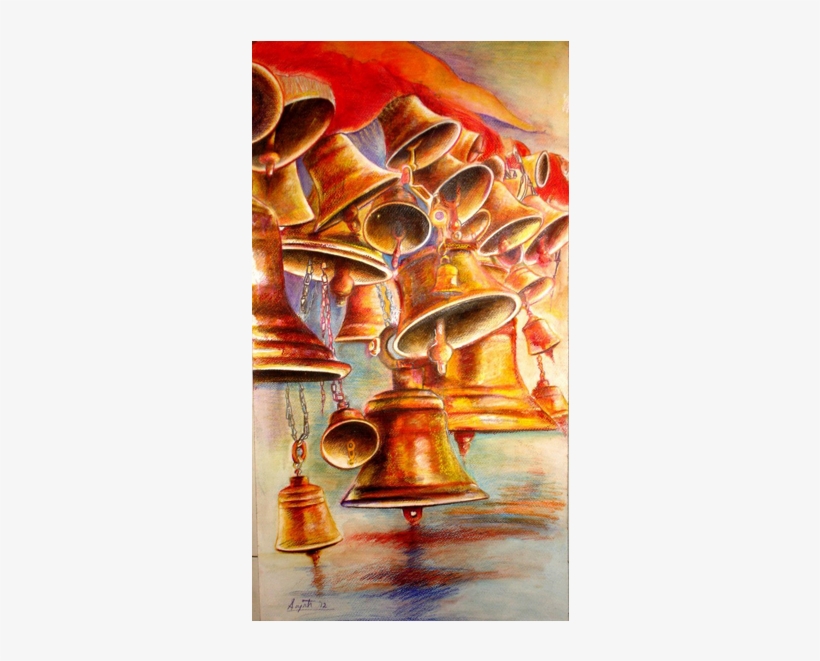 Bells At Dusk 22×18 In - Pastel, transparent png download