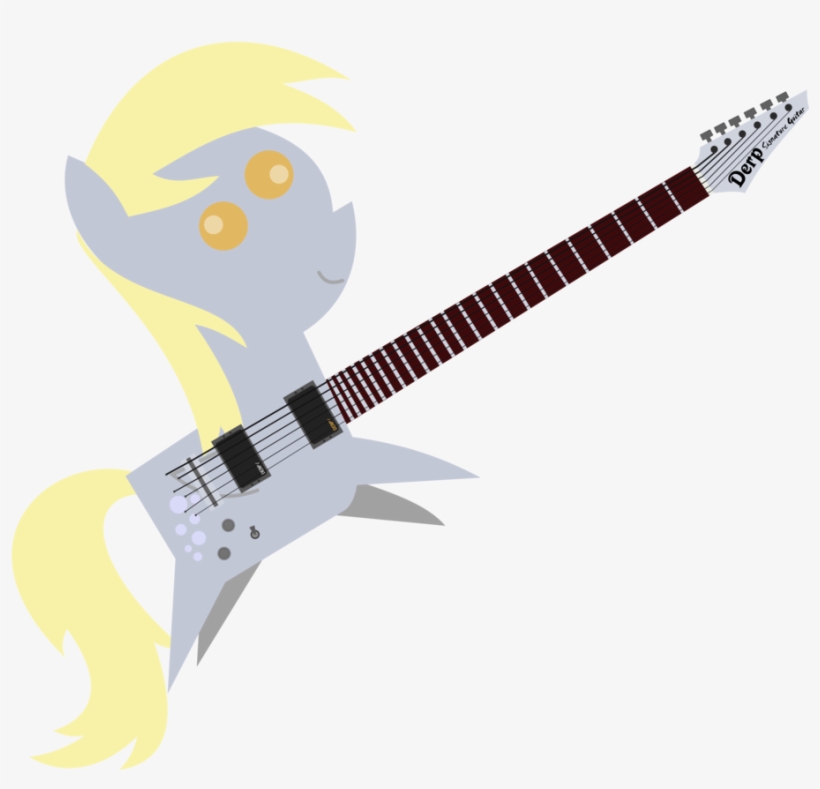 Absurd Res, Derpy Hooves, Electric Guitar, Female, - Guitar, transparent png download