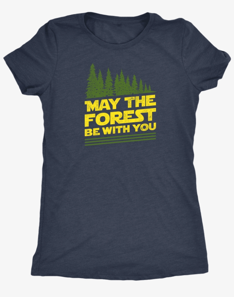 Color Splash May The Forest Be With You Shirt - Shirt, transparent png download