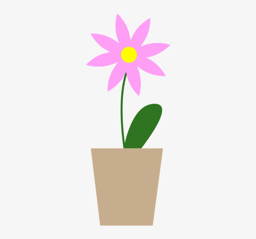 Flower Pot 2 - Vaso Flores Desenho Png, transparent png download