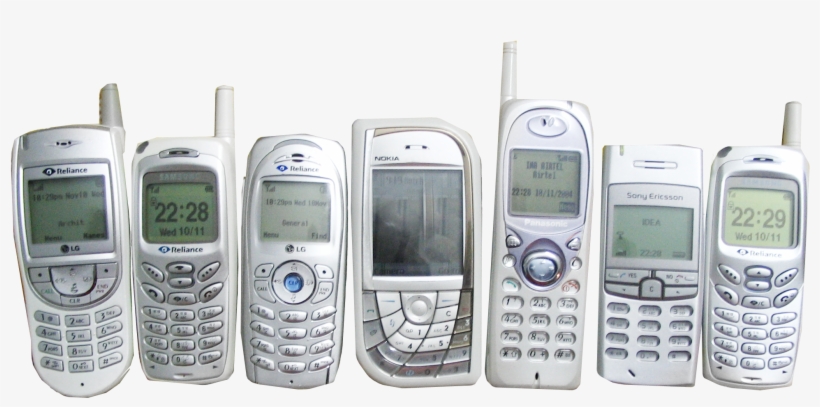 Several Mobile Phones - Second Generation Of Mobile, transparent png download