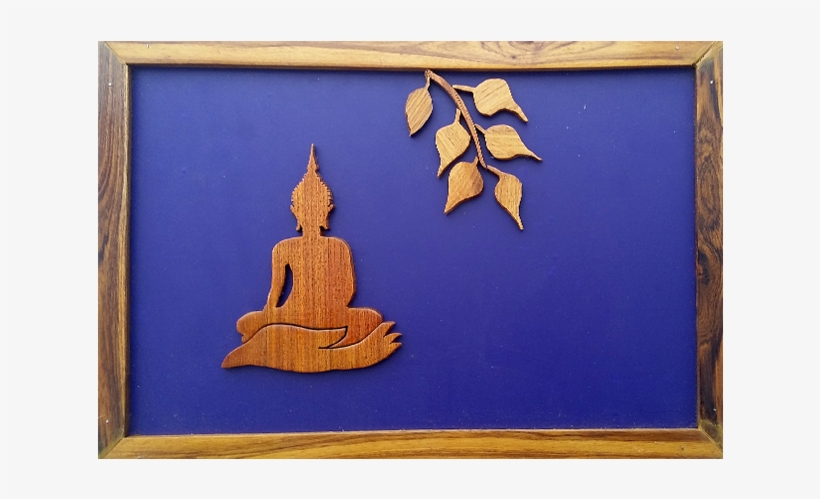 Sold 100 - Times - Wooden Photo Frame Buddha, transparent png download