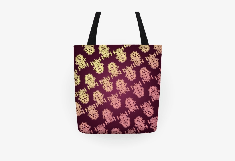 Namaste Hamsa Hand Tote - Alt Attribute, transparent png download