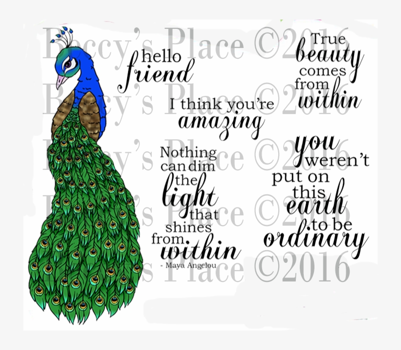 True Beauty Digital Stamp Set [digi844b] - Digital Stamp, transparent png download