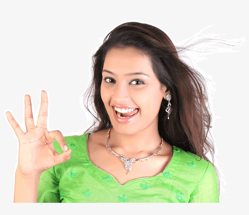 Yükle Tag - Happy Indian Girl Png, transparent png download