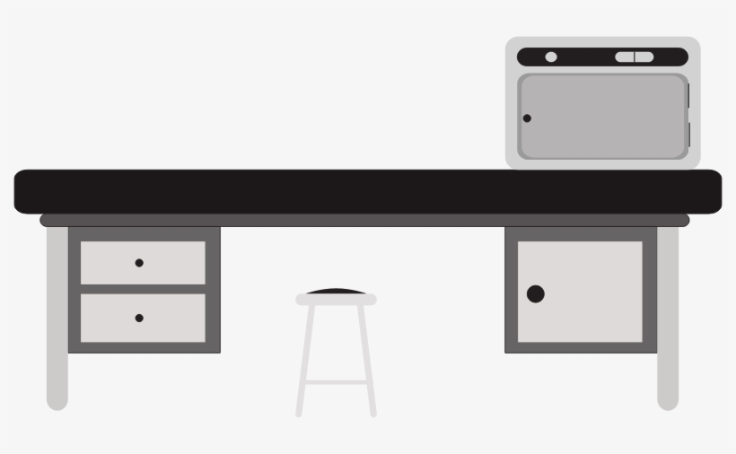 Original Sitting Office Chair Desk Chair Furniture - Science Lab Table Clip Art, transparent png download