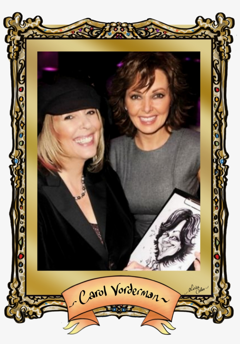 Carol Vorderman Caricature By Luisa Calvo - Mick Box, transparent png download
