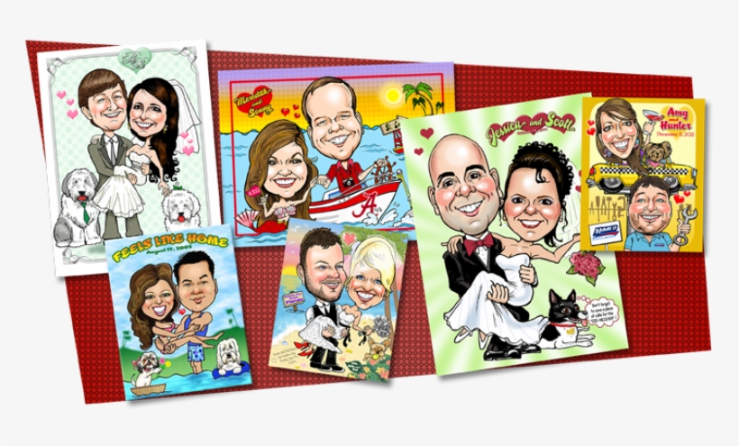 Caricature Artist In Marietta, Ga - Collage, transparent png download