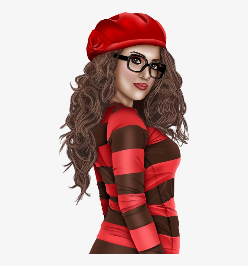 Girls Clipart Laptop - Costume Hat, transparent png download