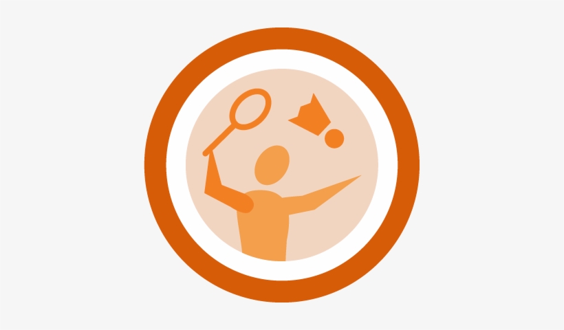 Badminton Icon Png, transparent png download