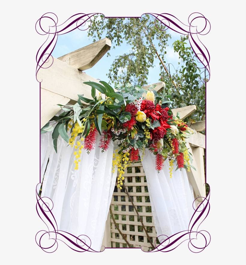 Katherine Wedding Arbor Arch Table Decoration Garland - Flower, transparent png download