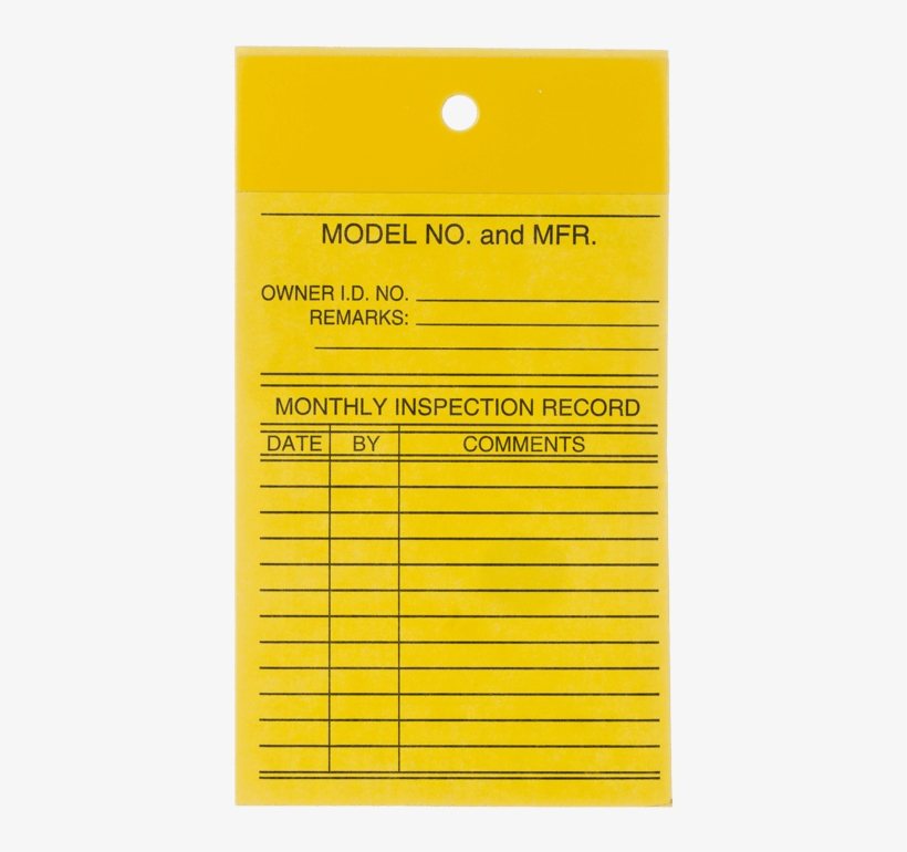 English Blank Servive Tag, Yellow - Ink, transparent png download