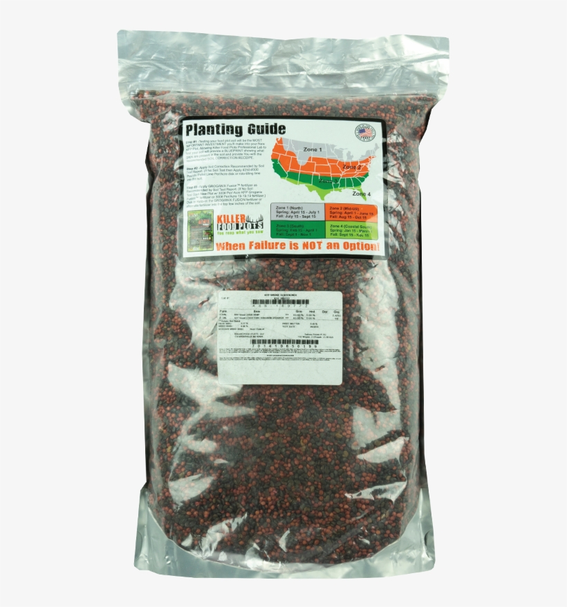 Killer Food Plots Smoke Screen Back Packaging - Chocolate, transparent png download