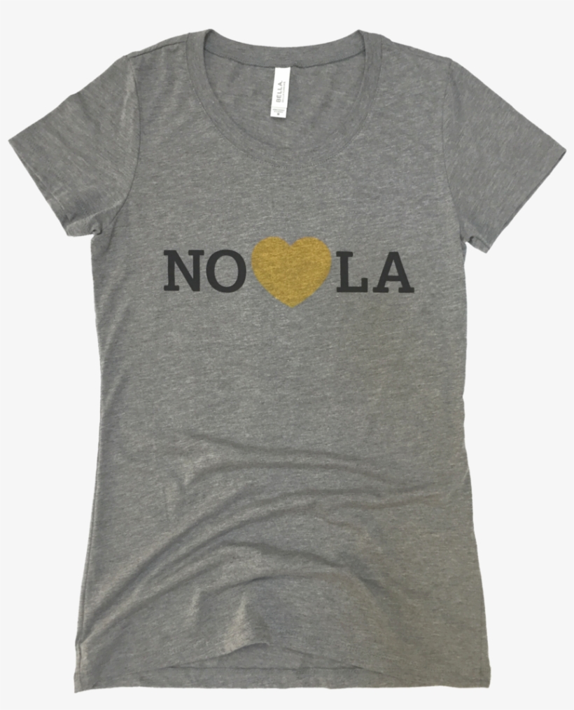 Heart In Nola Women's T Shirt - Active Shirt, transparent png download