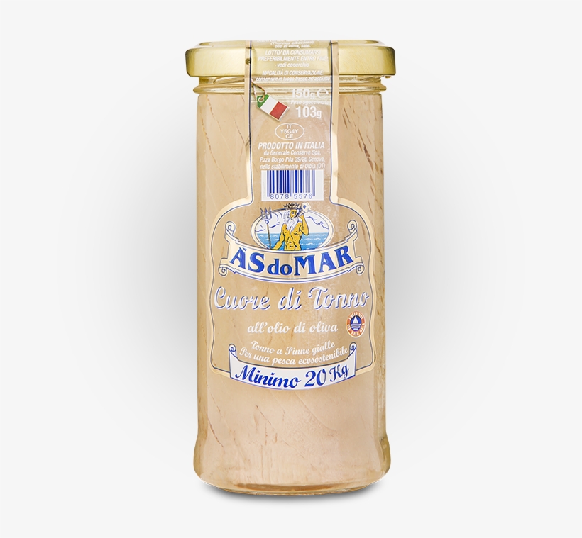 Tuna Heart In Olive Oil - Asdomar Cuore Di Tonno, transparent png download