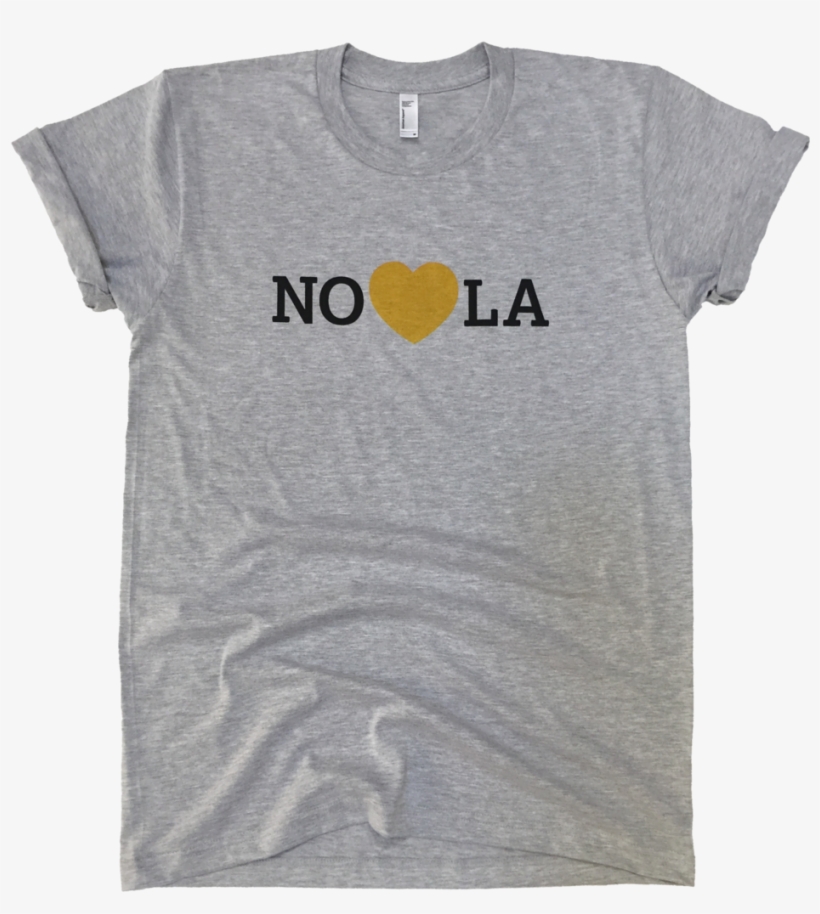 Heart In Nola Men's T Shirt - Color, transparent png download