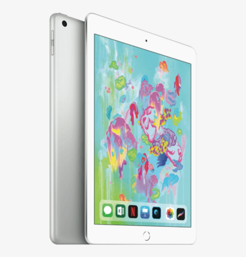 Apple - Apple Ipad 2018 Silver, transparent png download