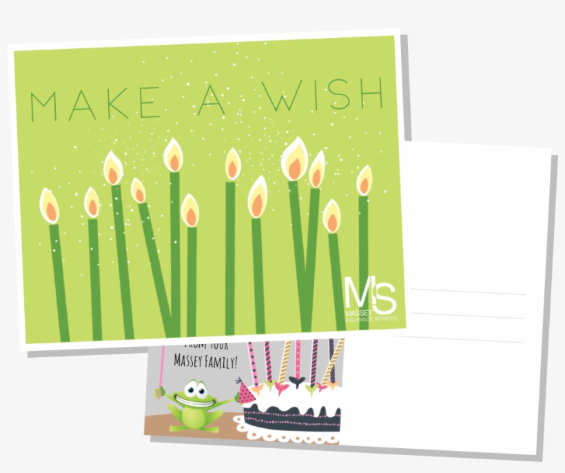 Happy Birthday Masseys Post Cards - Greeting Card, transparent png download